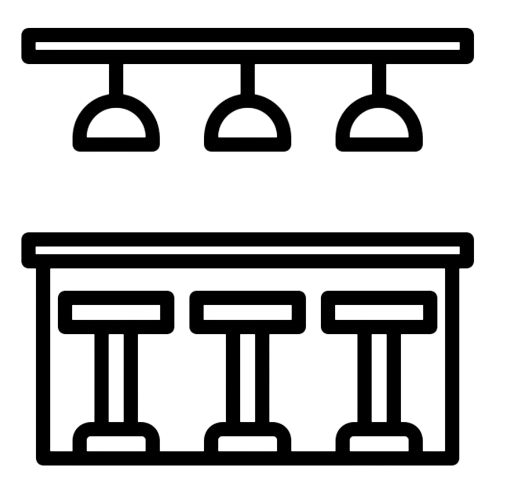 Icone de Fornecimento de Mobiliário